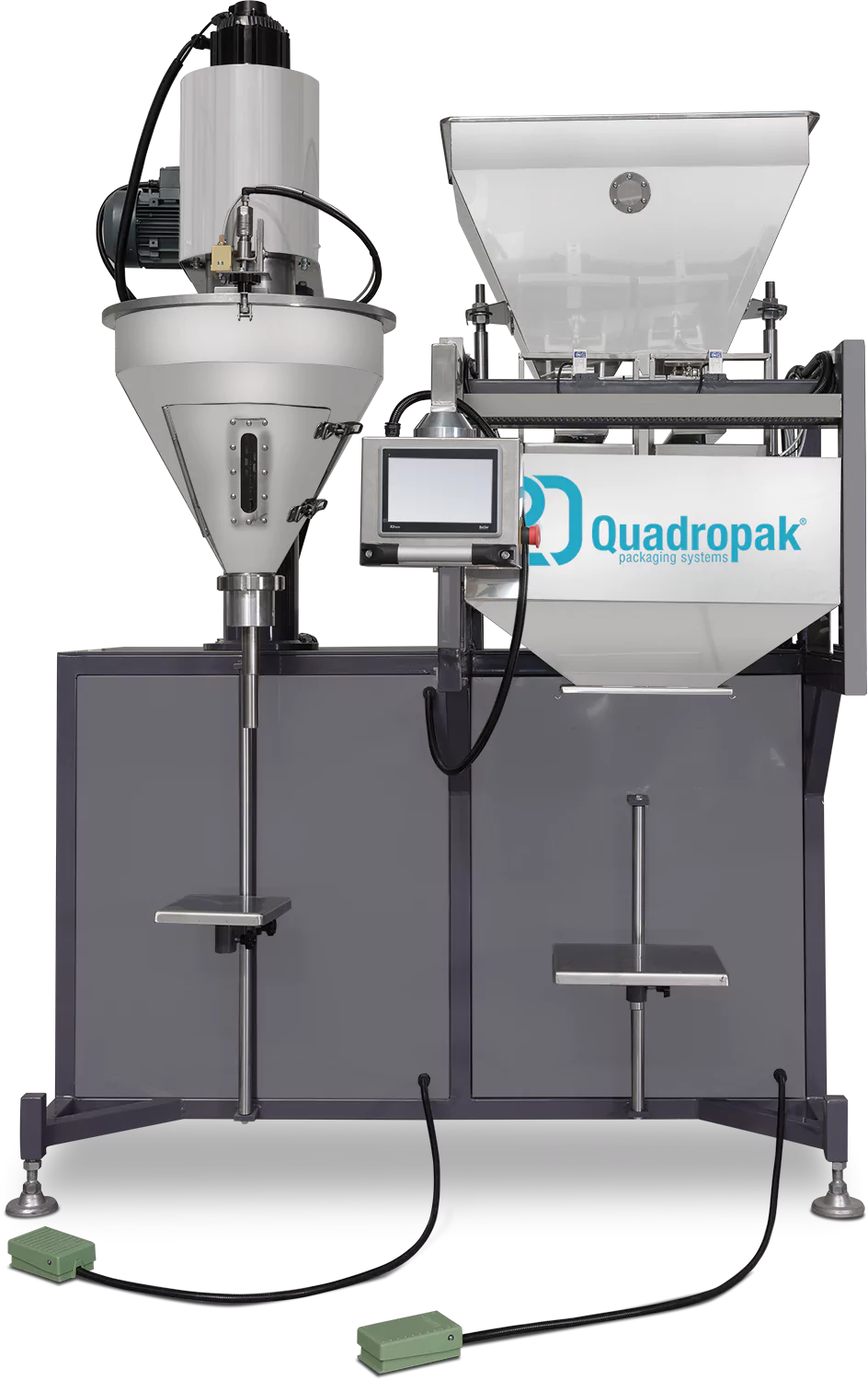 Semi-Automatic 2-Weigher Screw Packaging Machine