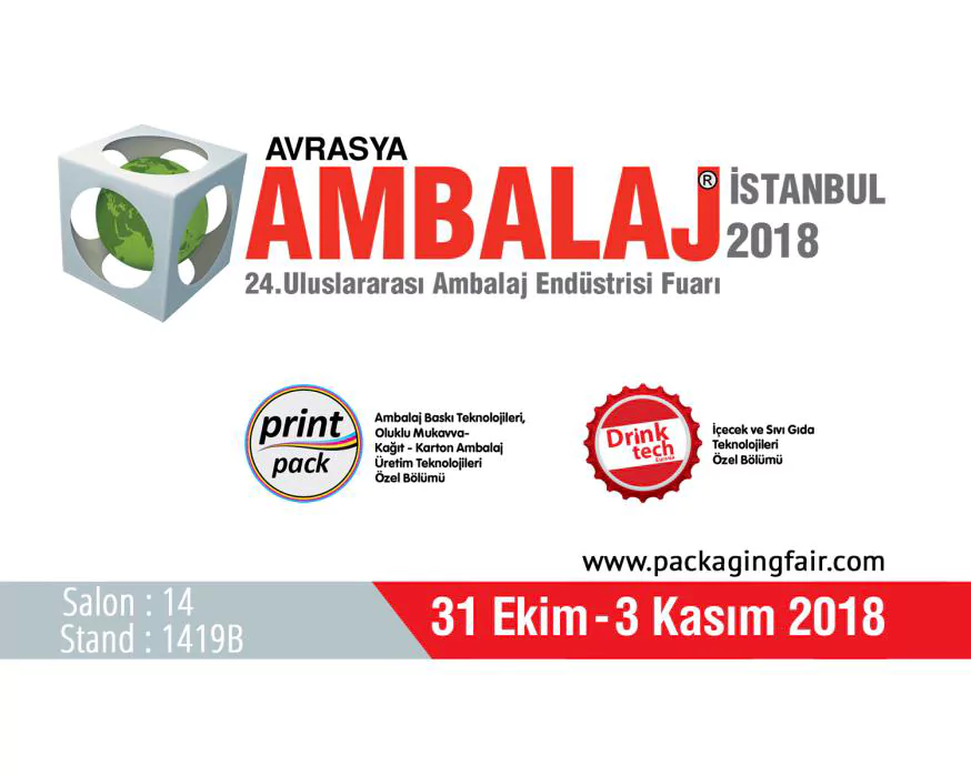 AVRASYA AMBALAJ FUARI İSTANBUL 2018